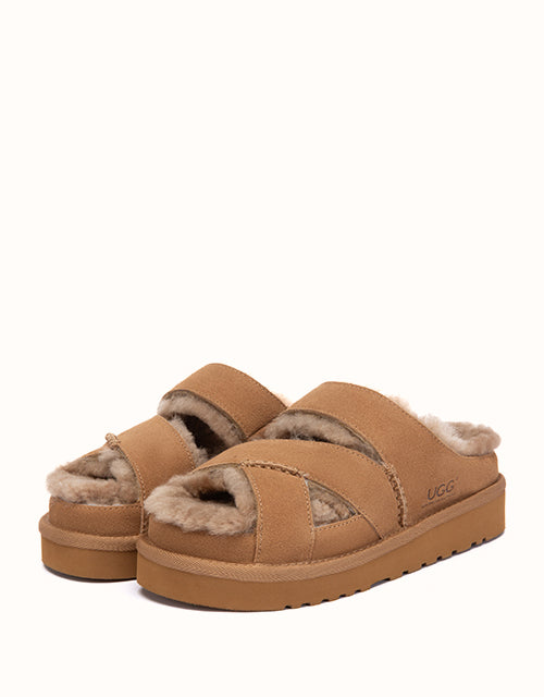 Ugg AUSTRALIAN SHEPHERD® Merro Slippers (Chestnut)