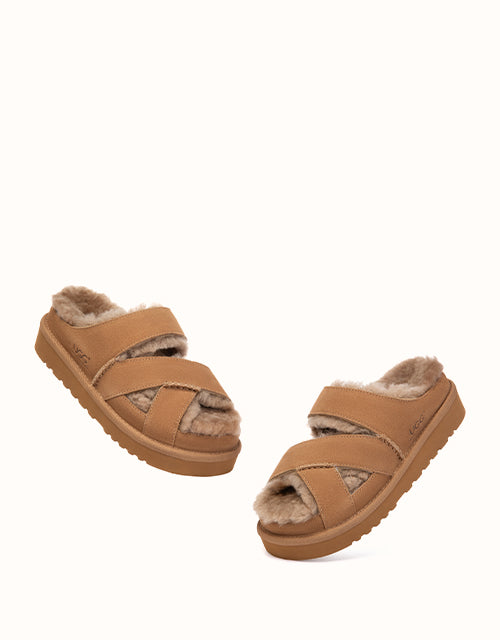 Ugg AUSTRALIAN SHEPHERD® Merro Slippers (Chestnut)