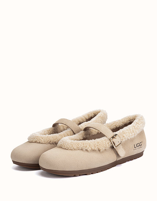 Ugg AUSTRALIAN SHEPHERD® Lunelle Mary Jane Ballet Flat (Sand)