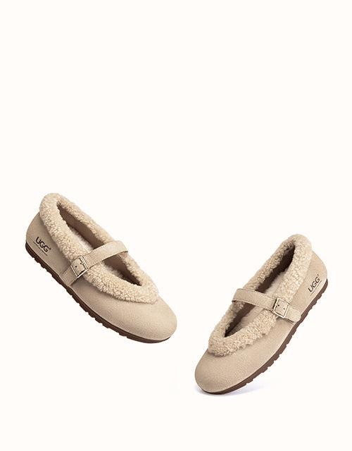 Ugg AUSTRALIAN SHEPHERD® Lunelle Mary Jane Ballet Flat (Sand)