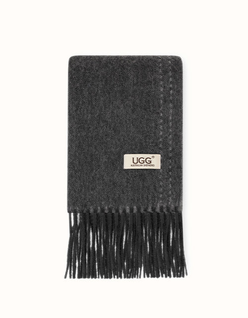 Image of Scarves & Shawls. Product name - AUSTRALIAN SHEPHERD® Rasora Scarf in Grey colour by brand - Ugg Australian Shepherd