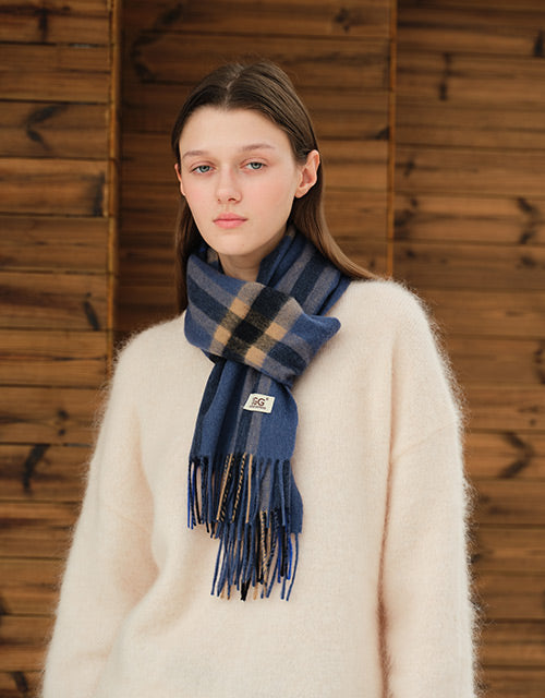 Ugg AUSTRALIAN SHEPHERD® Solara Scarf (Camel Check)