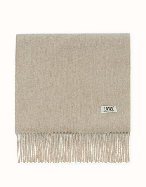 Image of Scarves & Shawls. Product name - AUSTRALIAN SHEPHERD® Oatumn Scarf in Dark Grey colour by brand - Ugg Australian Shepherd