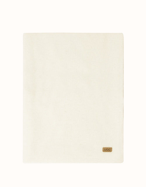 Image of Scarves & Shawls. Product name - AUSTRALIAN SHEPHERD® Arven Scarf in Ivory colour by brand - Ugg Australian Shepherd
