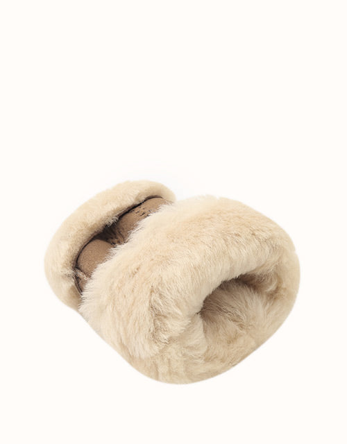 Ugg AUSTRALIAN SHEPHERD® Fingerless Sheepskin Mittens (Chestnut)