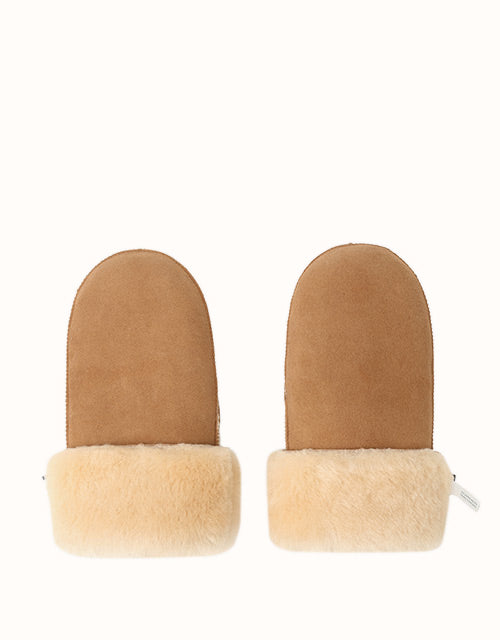 Ugg AUSTRALIAN SHEPHERD® Sheepskin Mittens (Chestnut)