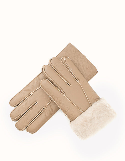 Ugg AUSTRALIAN SHEPHERD® Leather Stitching Gloves (Black)