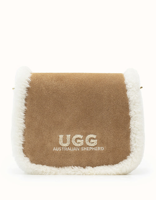 Ugg AUSTRALIAN SHEPHERD® Wool Messenger Bag (Dark Beige)