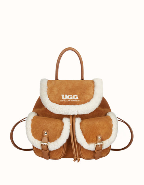 Image of Bags. Product name - AUSTRALIAN SHEPHERD® Charlie Backpack in Chestnut colour by brand - Ugg Australian Shepherd