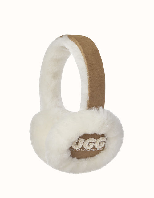 Image of Earmuffs. Product name - AUSTRALIAN SHEPHERD® Cloud Kids Earmuff in Chestnut colour by brand - Ugg Australian Shepherd