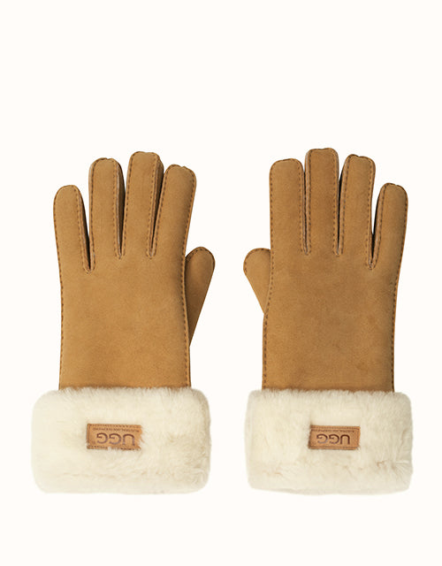 Image of Gloves & Mittens. Product name - AUSTRALIAN SHEPHERD® Sona Gloves in Black colour by brand - Ugg Australian Shepherd