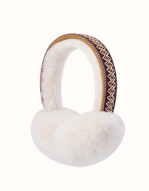 Image of Earmuffs. Product name - AUSTRALIAN SHEPHERD® Faylen Kids Earmuff in Chestnut colour by brand - Ugg Australian Shepherd