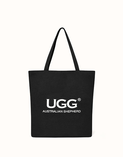 Image of Bags. Product name - AUSTRALIAN SHEPHERD® Canvas Bag in Black colour by brand - Ugg Australian Shepherd