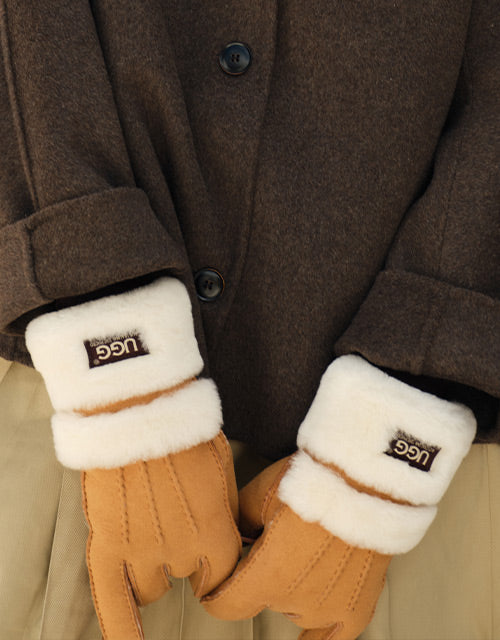 Ugg AUSTRALIAN SHEPHERD® Puni Gloves (Chestnut)