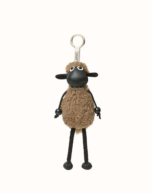 Image of Keychains. Product name - AUSTRALIAN SHEPHERD® Sheep Keyrings in Brown colour by brand - Ugg Australian Shepherd