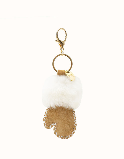 Image of Keychains. Product name - AUSTRALIAN SHEPHERD® Gloves Keyring in Chestnut colour by brand - Ugg Australian Shepherd
