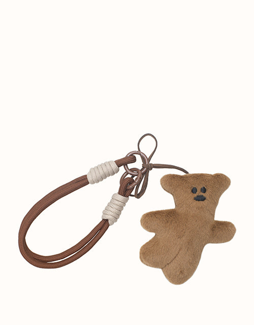 Image of Charms. Product name - AUSTRALIAN SHEPHERD® Tilt Bear Charm in Brown colour by brand - Ugg Australian Shepherd