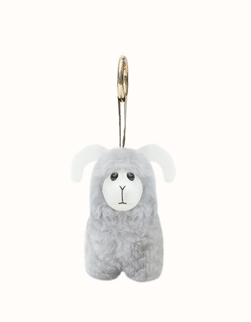 Image of Keychains. Product name - AUSTRALIAN SHEPHERD® Puffle Keyring in Grey colour by brand - Ugg Australian Shepherd