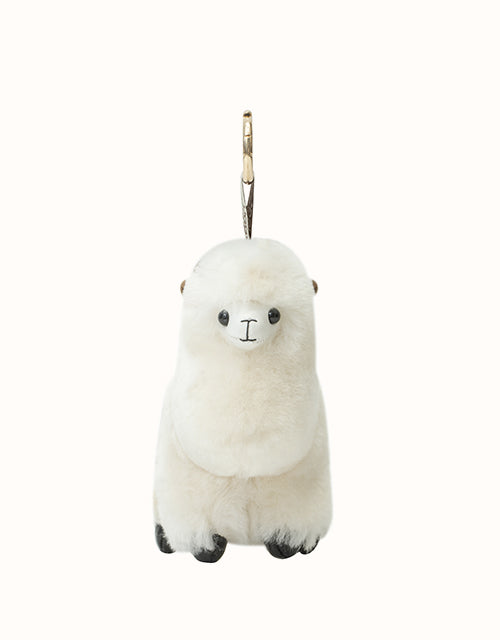 Image of Keychains. Product name - AUSTRALIAN SHEPHERD® Twooly Keyring in White colour by brand - Ugg Australian Shepherd