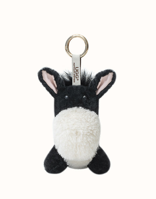 Image of Keychains. Product name - AUSTRALIAN SHEPHERD® Moofy Keyring in Black colour by brand - Ugg Australian Shepherd