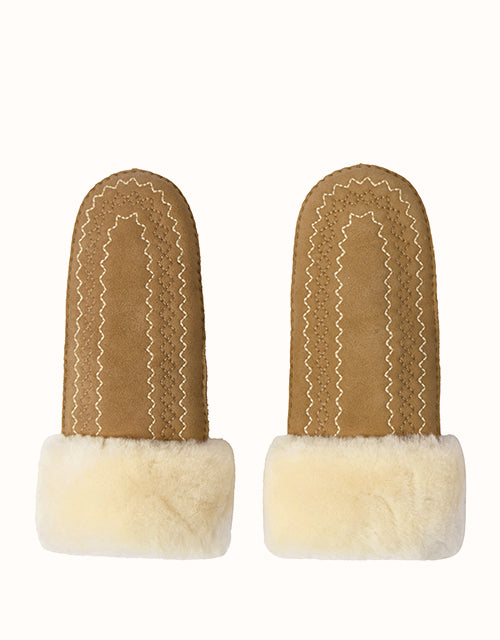 Image of Gloves & Mittens. Product name - AUSTRALIAN SHEPHERD® Nuttoa Gloves in Chestnut colour by brand - Ugg Australian Shepherd