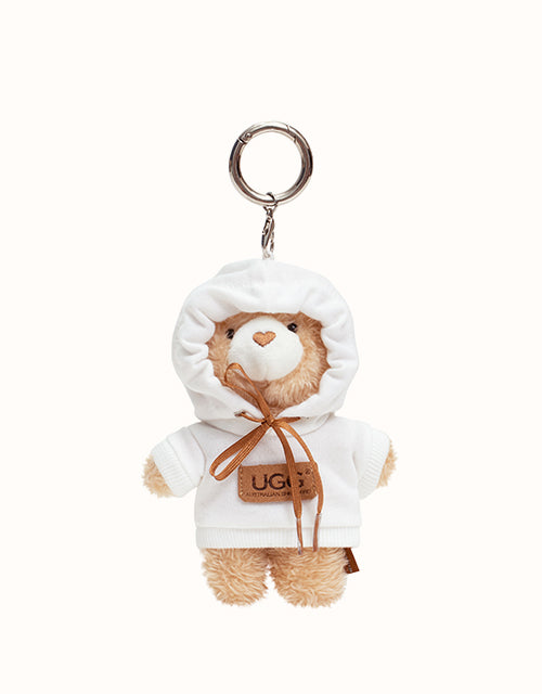Image of Keychains. Product name - AUSTRALIAN SHEPHERD® Bearly Keyring in Cream colour by brand - Ugg Australian Shepherd