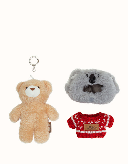 Ugg AUSTRALIAN SHEPHERD® Teddyloo Keyring (Red)