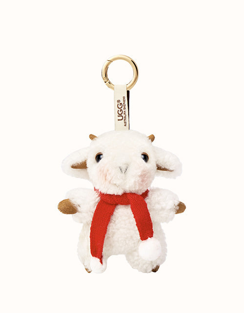 Image of Keychains. Product name - AUSTRALIAN SHEPHERD® Lumo Keyring in Cream colour by brand - Ugg Australian Shepherd