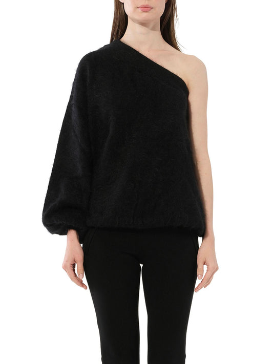 Image of a model wearing Outerwear. Productname: PUCCI Sweater in Black colour by brand - PUCCI