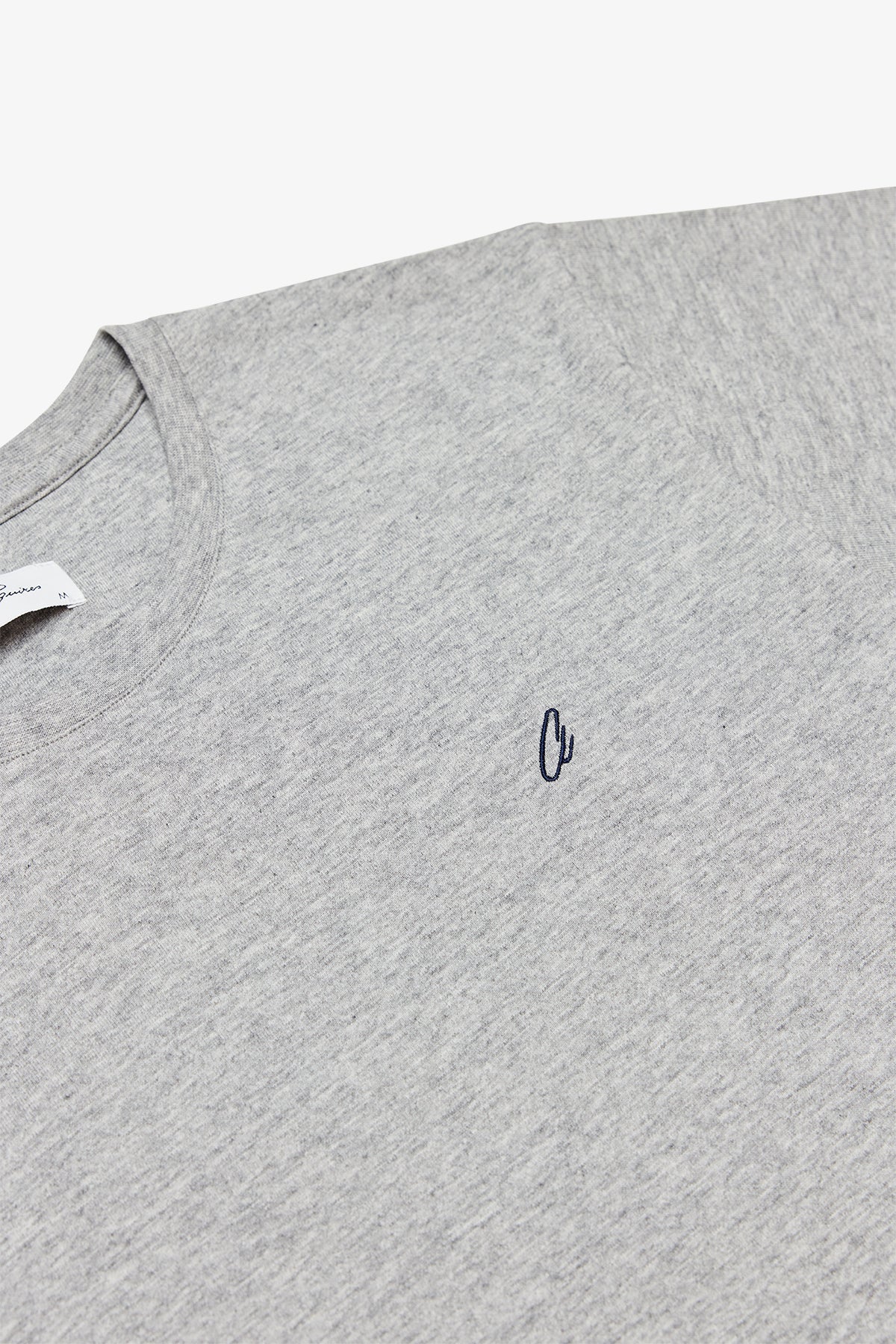 Image of T-Shirts. Product name - Edan Mid Grey T-shirt in Grey colour by brand - Anthony Squires