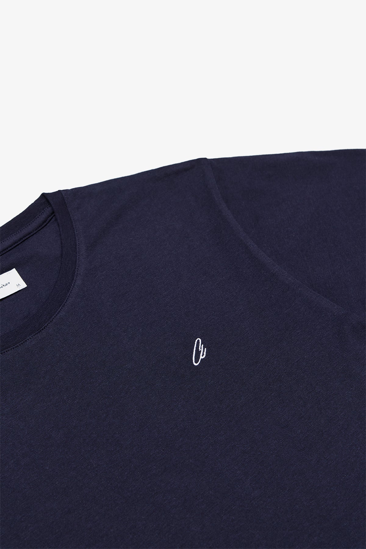 Image of T-Shirts. Product name - Edan Navy T-shirt in Navy colour by brand - Anthony Squires