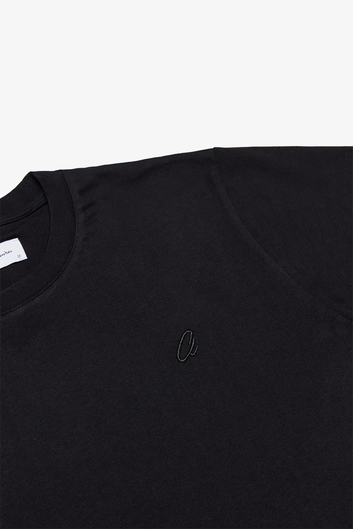 Image of T-Shirts. Product name - Edan Black T-shirt in Black colour by brand - Anthony Squires