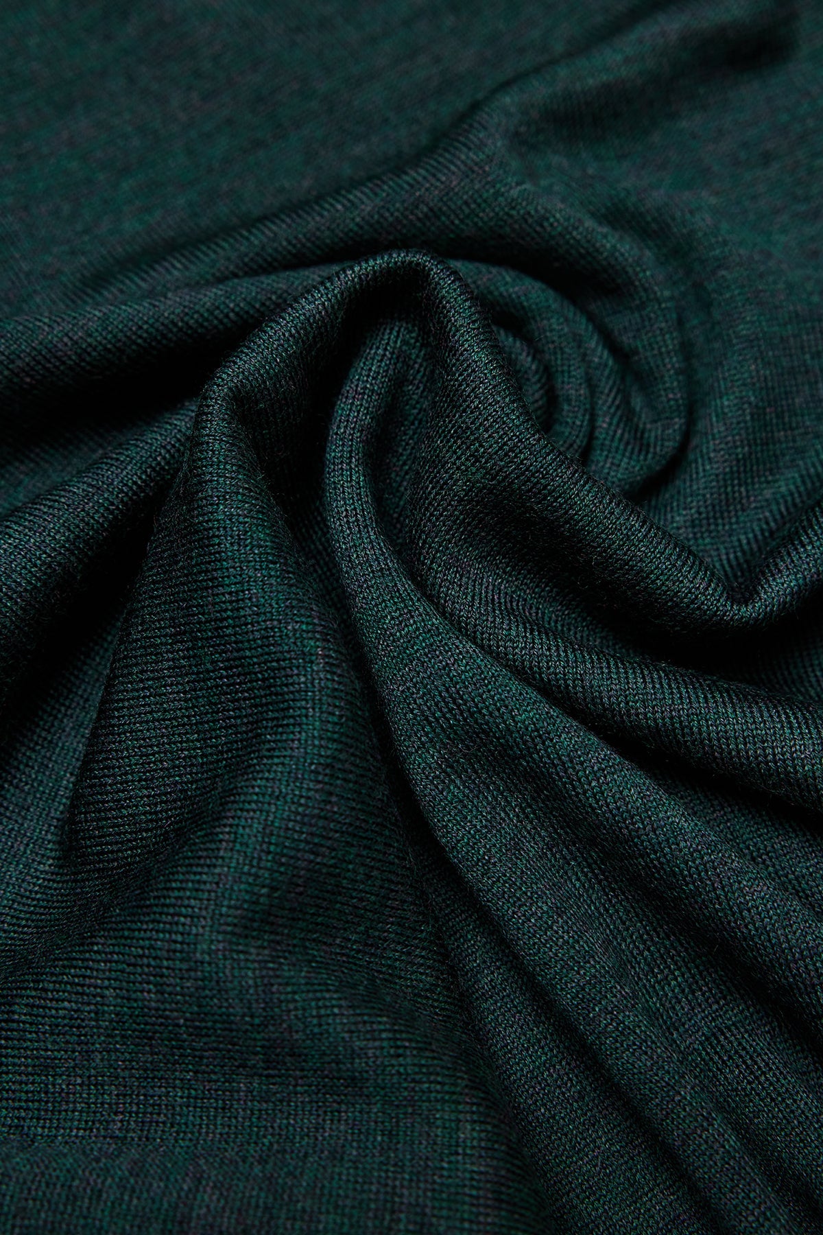 Anthony Squires Kelvin Long Sleeve Knit Polo (Green)