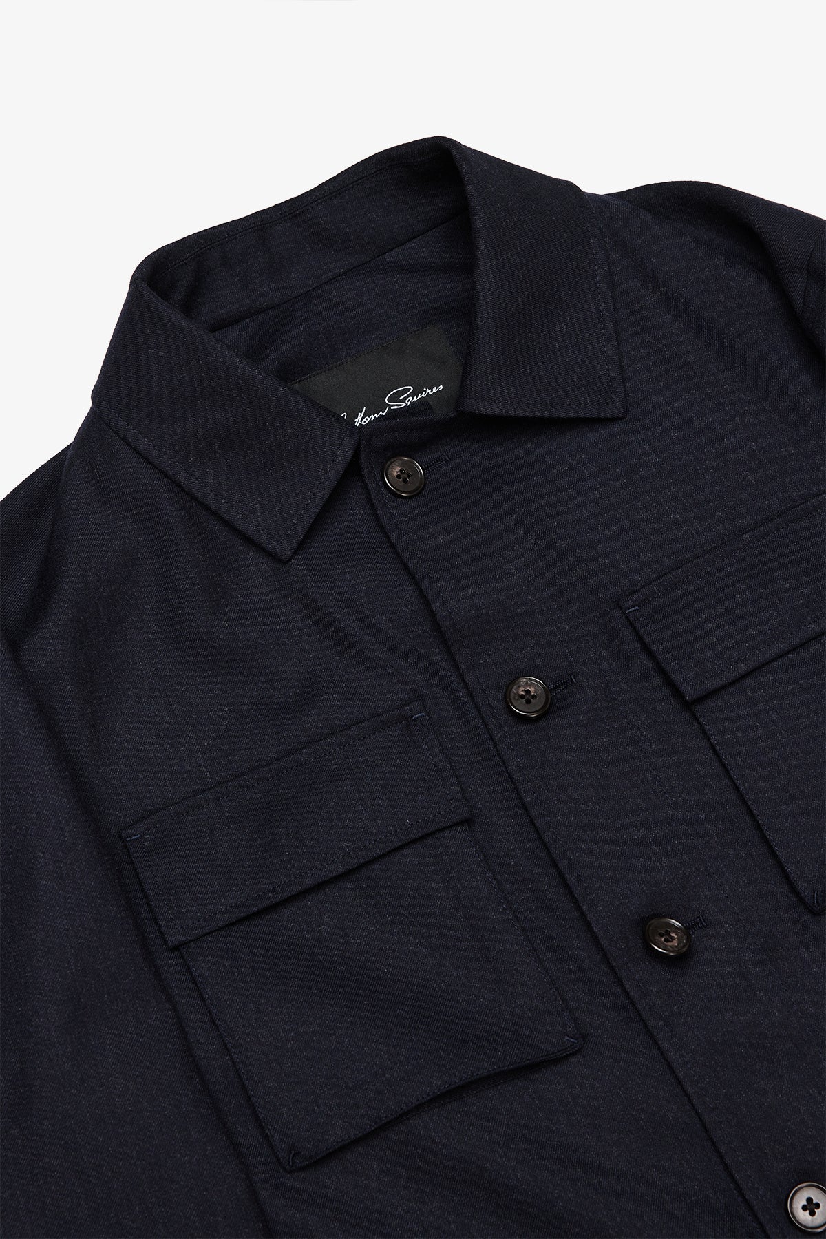 Image of Coats & Jackets. Product name - Miller Navy Jacket in Navy colour by brand - Anthony Squires