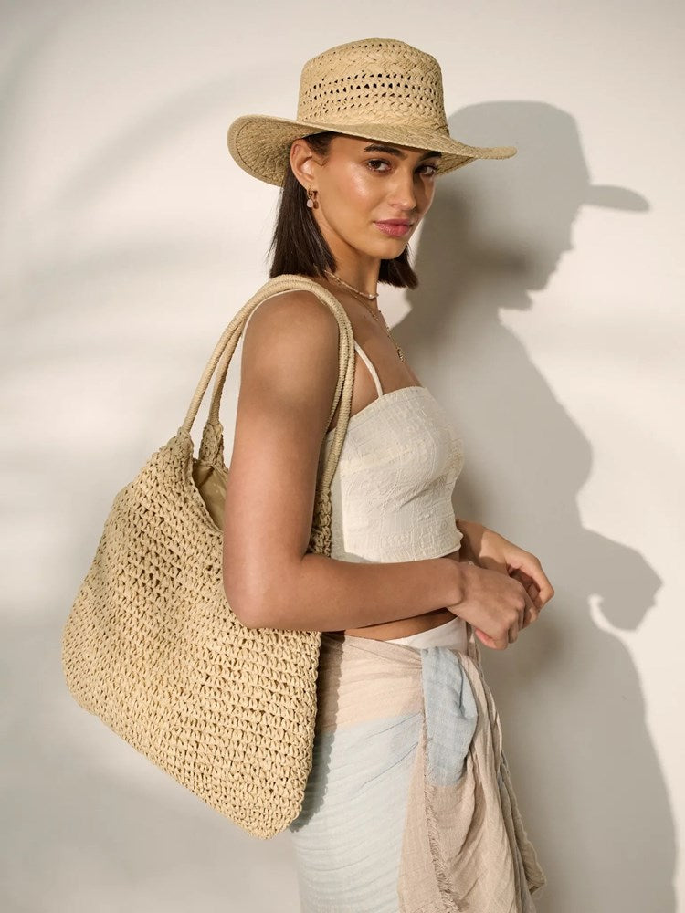 Betty Basics Solana Summer Tote Bag (Beige)