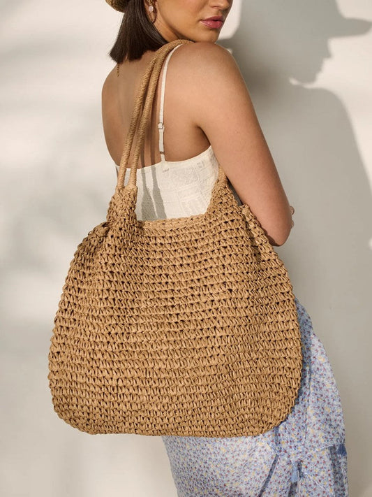 Betty Basics Solana Summer Tote Bag (Tan)