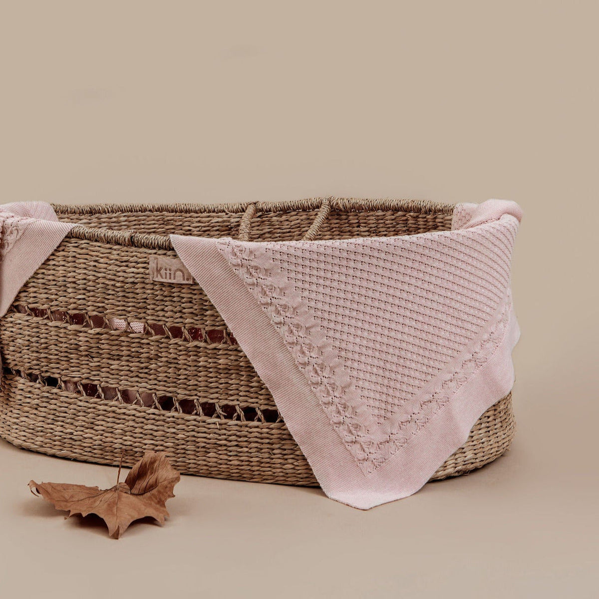 Pink Heirloom Knit Blanket