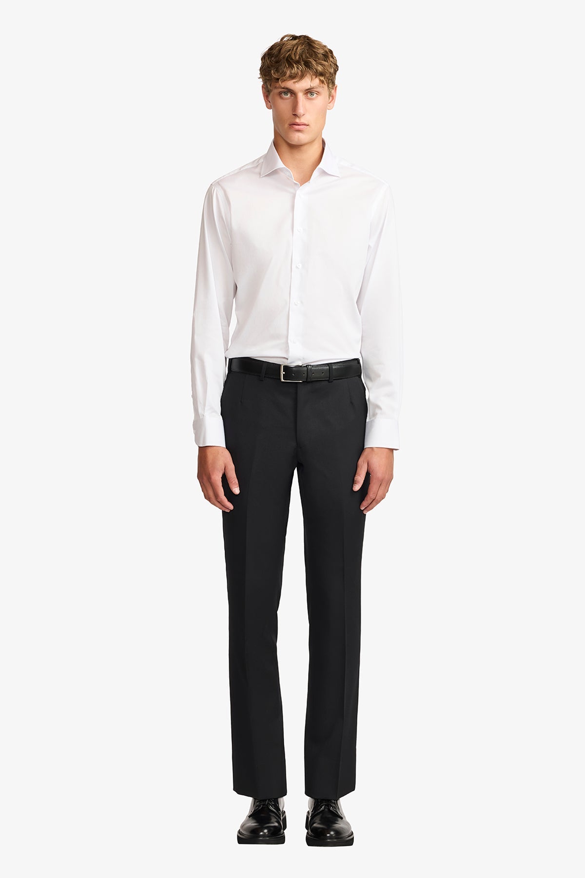 Image of Shirts. Product name - Nigel White Shirt in White colour by brand - Anthony Squires