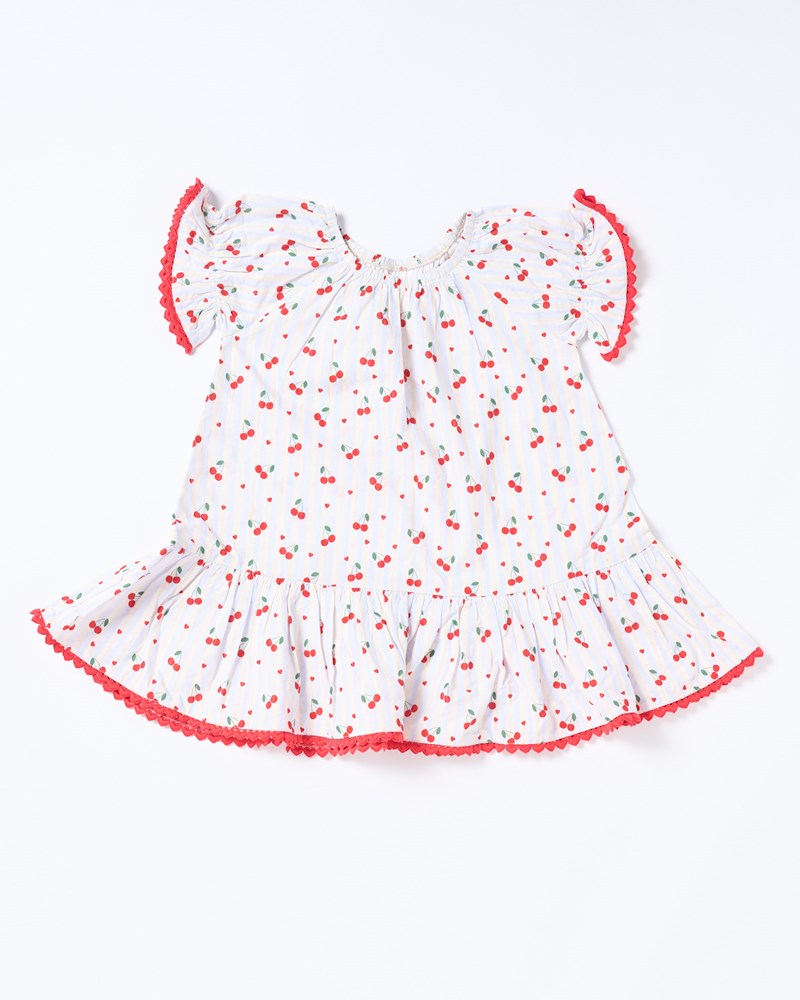 Image of Dresses. Productname: Walnut Melbourne Alexa Dress in Cherry colour by brand - Walnut Melbourne