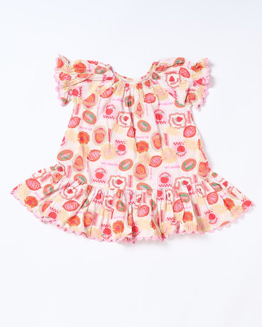 Image of Dresses. Productname: Walnut Melbourne Alexa Dress in Frutas Fescas colour by brand - Walnut Melbourne