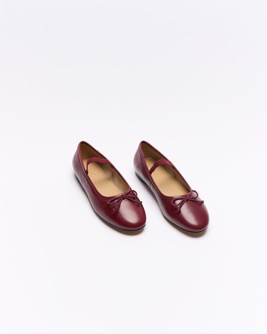 Walnut Melbourne Alice Leather Ballet (Cherry)