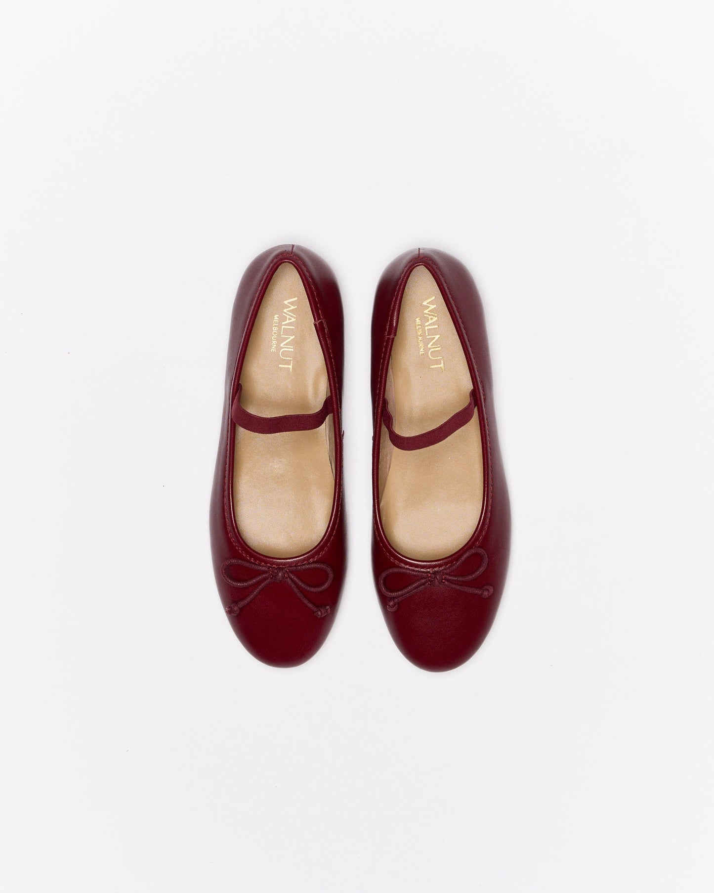 Walnut Melbourne Alice Leather Ballet (Cherry)