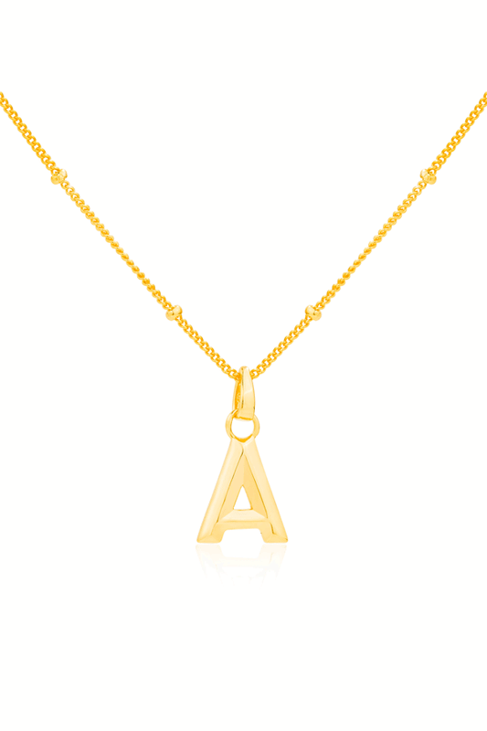 Image of Necklaces. Productname: Jewel Citizen | Alphabet Charm Necklace in Gold colour by brand - Jewellery