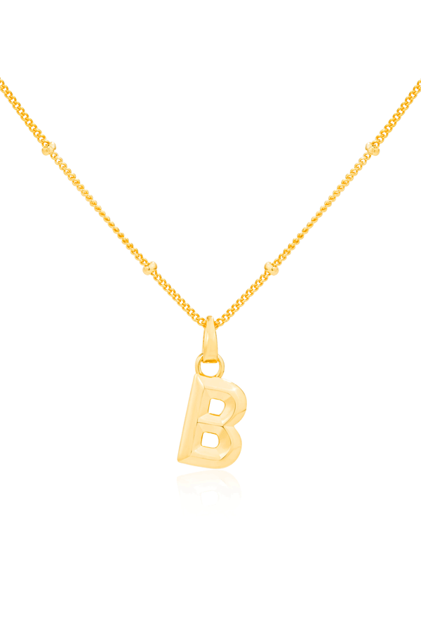 Kabana Jewel Citizen | Alphabet Charm Necklace (Gold)
