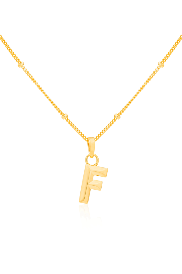 Kabana Jewel Citizen | Alphabet Charm Necklace (Gold)
