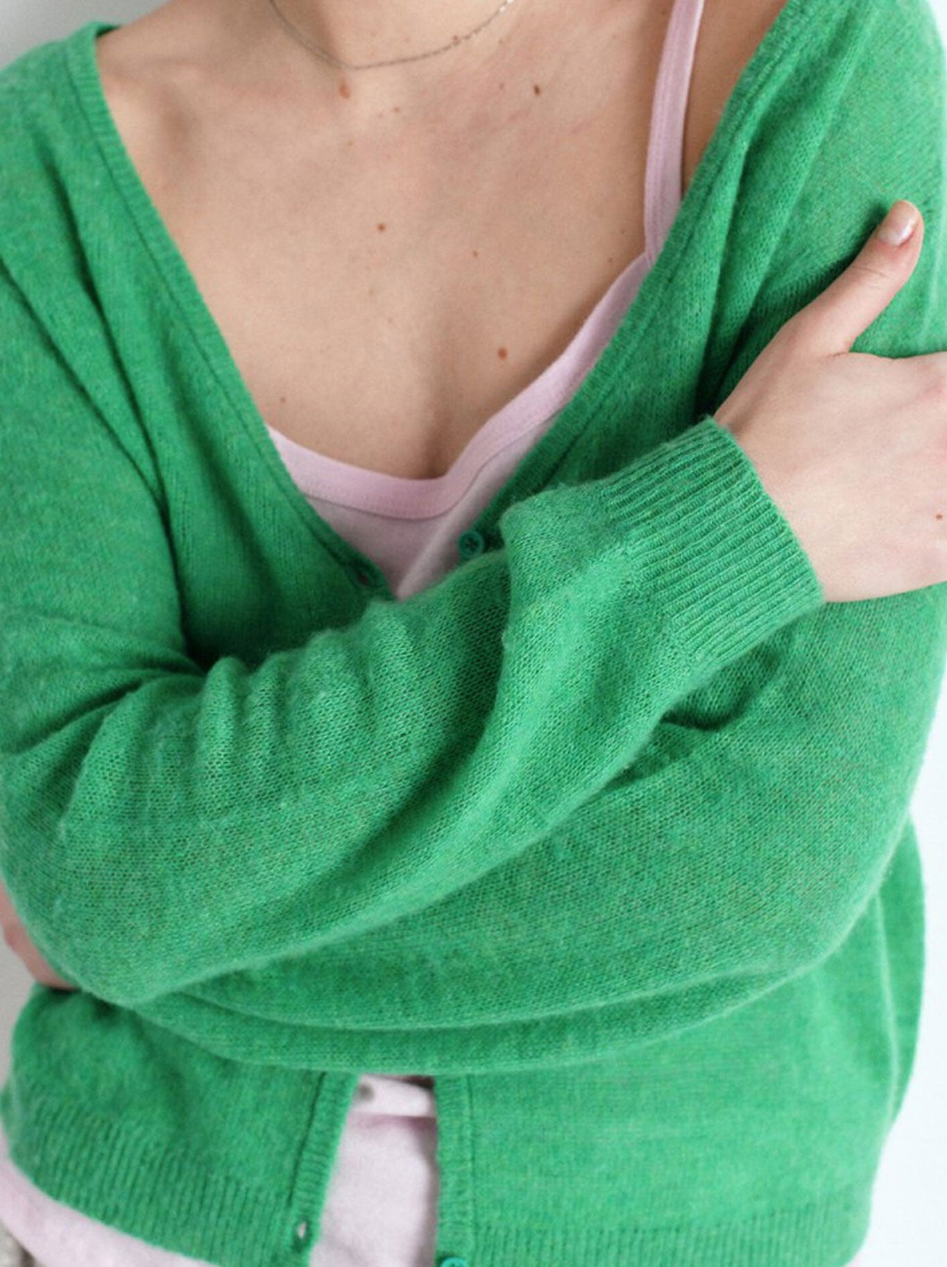 AMERICAN VINTAGE DUMY FINE CARDI (Green)