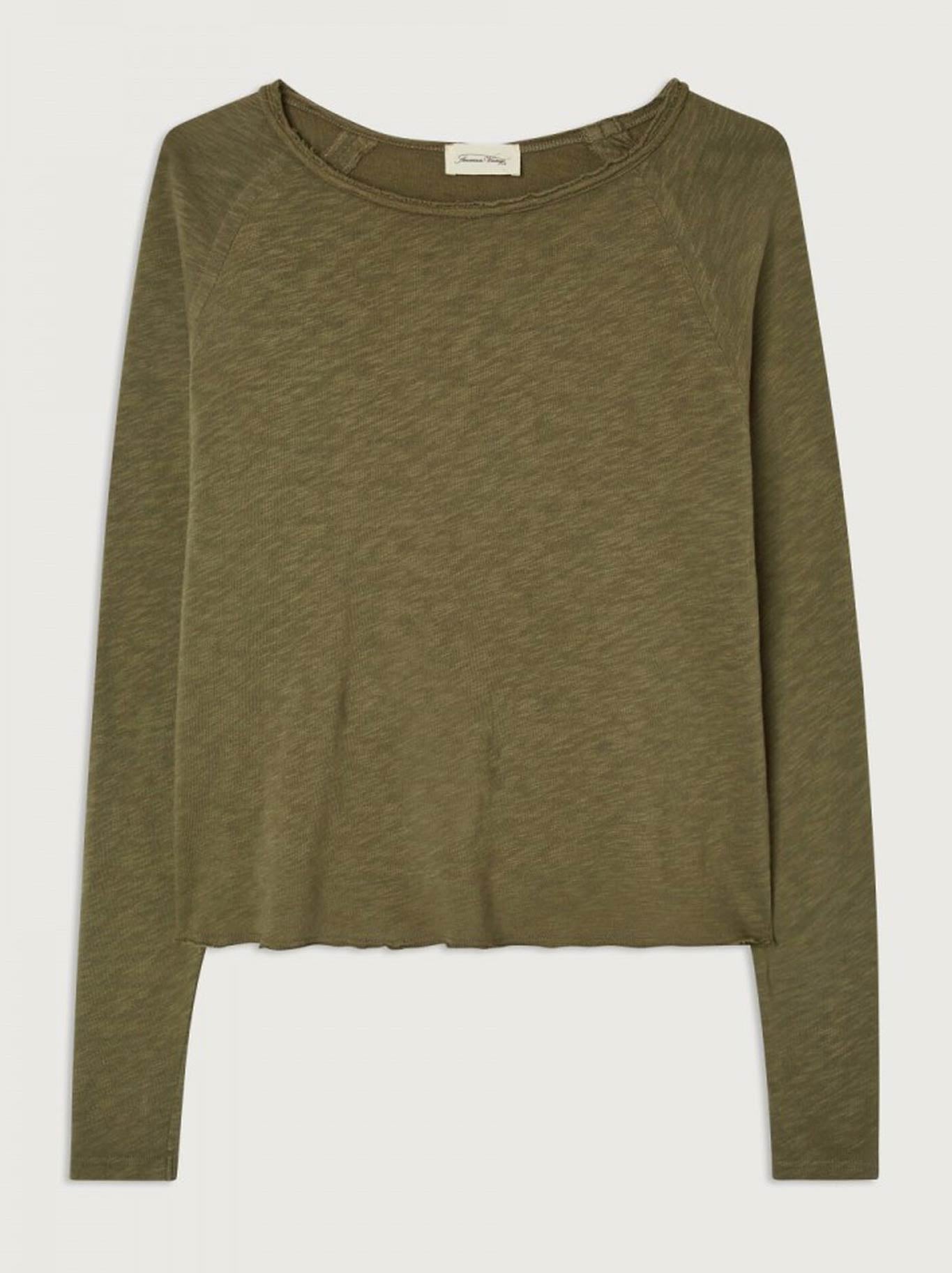 AMERICAN VINTAGE SONOMA LONG SLEEVE TEE (Bush)