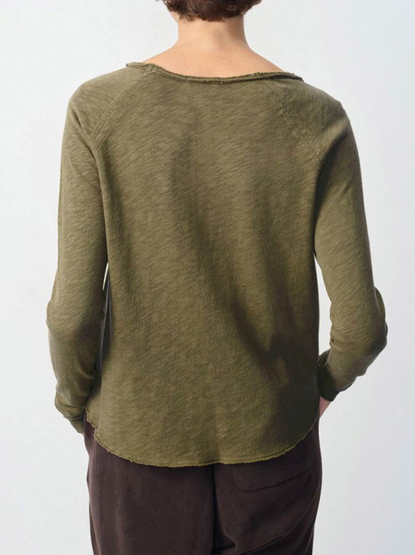 AMERICAN VINTAGE SONOMA LONG SLEEVE TEE (Bush)