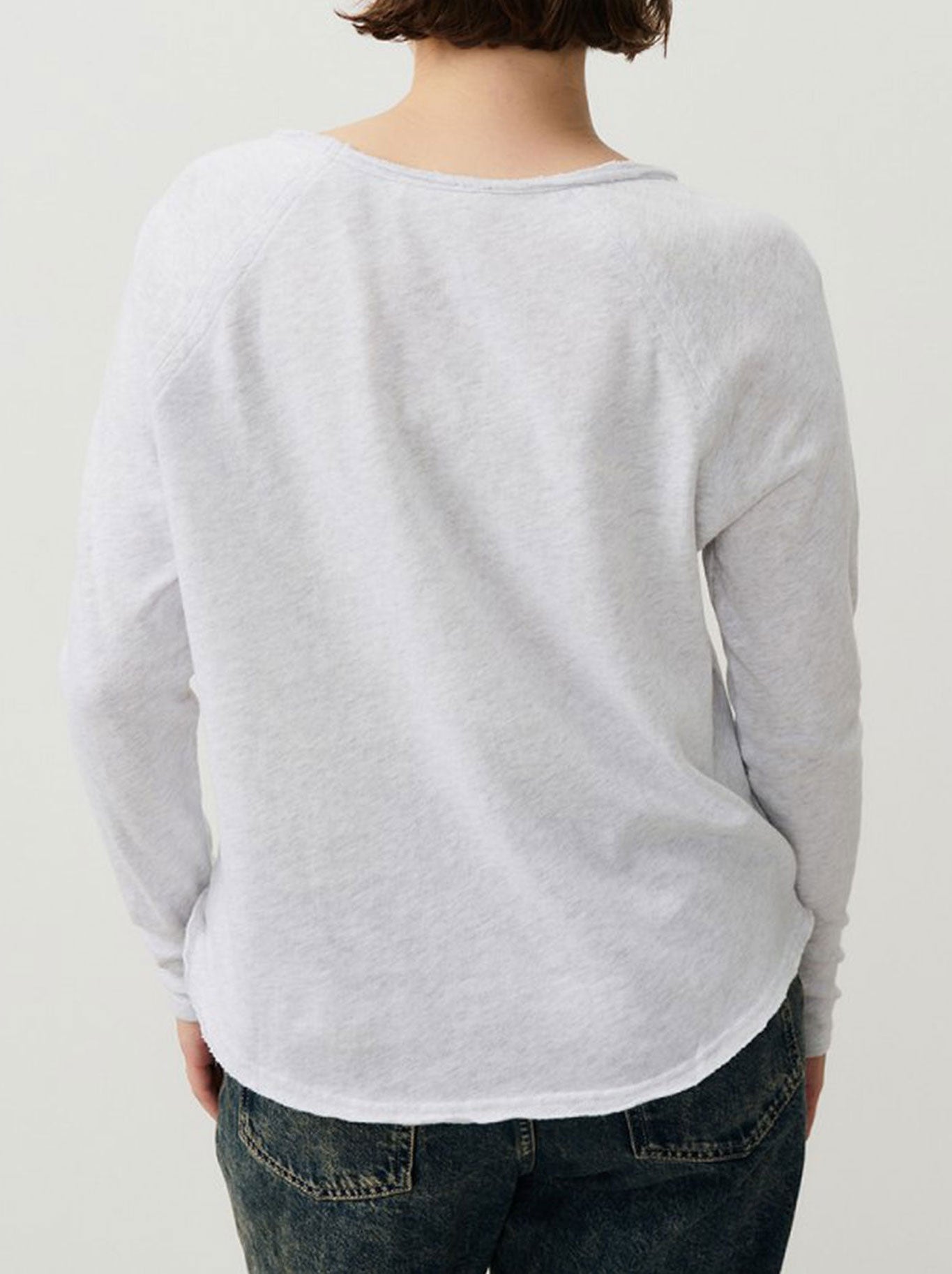 AMERICAN VINTAGE SONOMA LONG SLEEVE TEE (White)
