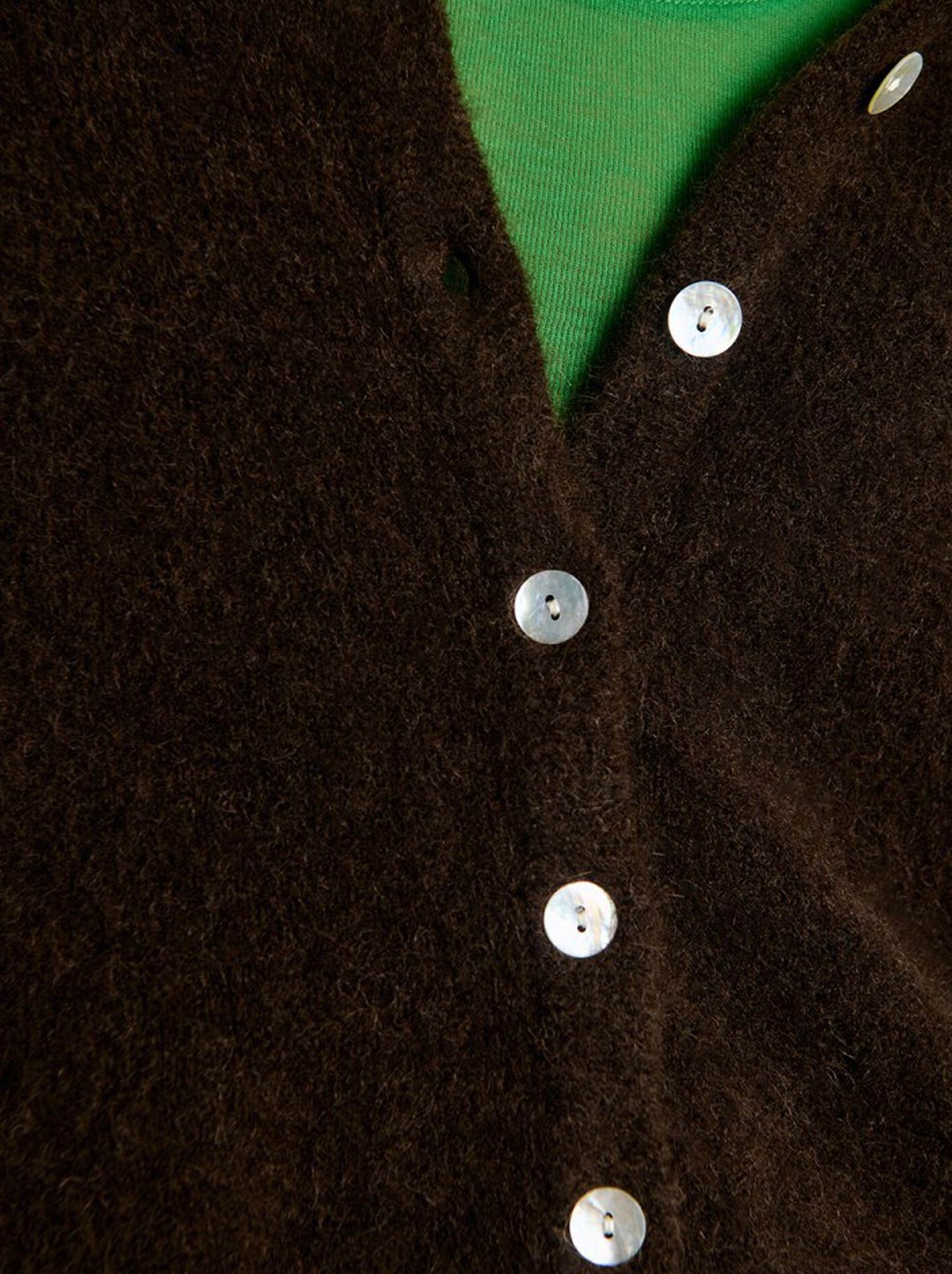 AMERICAN VINTAGE VITOW CARDIGAN (Coffee Melange)